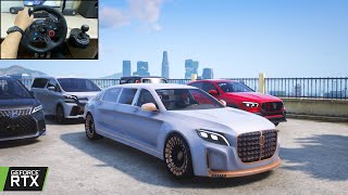 GTA 5  MercedesMaybach S600 Scaldarsi Emperor  MAFIA GANG WAR amp CONVOY [upl. by Eolande]