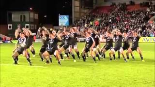 Passionate Maori All Blacks Haka vs Leicester Tigers November 2013 [upl. by Auliffe]