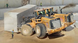 The Extreme Job of Extracting Giant Marble Blocks Inside Billions  Quarry  Documentary [upl. by Mukul]