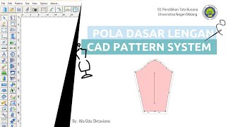 Pola Dasar LenganCAD Pattern System RichpeaceDGS [upl. by Sauncho992]