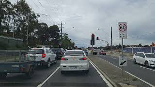 Melbourne Drive  Rosanna Railway Station to Tullamarine Airport T4  2 [upl. by Sonni]