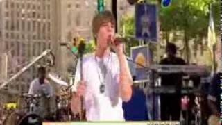 Justin Bieber  Never Say Never  Live Today Show 06042010 [upl. by Anilemrac]