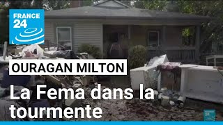 Ouragan Milton  lagence fédérale de réponse aux catastrophes naturelles dans la tourmente [upl. by Erde]