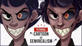 Shading Tutorial 🎓 Cartoon VS Semirealism  Rendering Techniques [upl. by Hiltan]