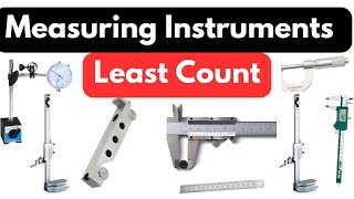 All Measuring Instruments Least Count [upl. by Painter]