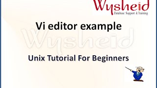 vi editor in unix  vi editor basics  linux tutorial  vi text editor in linux  vi editor example [upl. by Truitt696]