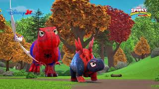 🦕 Dinosieci  Spidey i superkumple  Disney Junior Polska [upl. by Lrem264]