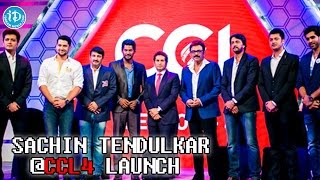 Sachin Tendulkar Launches CCL Season 4 [upl. by Aihcela14]