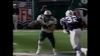 Edgerrin James vs Zach Thomas 1999 wk 13  RB vs LB Matchup [upl. by Lari]