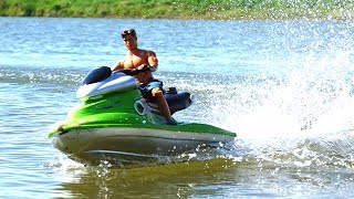 RC ADVENTURES  16 Scale JET SKi in Action 4S Lipo POWER [upl. by Dlawso843]