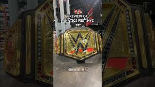 Preview of Fanatics Fest NYC 👀🔥 wwe fanaticsfest fanatics 2024 [upl. by Ahsaei209]