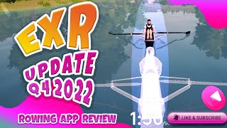 EXR Rowing App update Q4 2022 Get the latest features [upl. by Arvind]