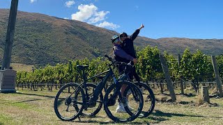 🇳🇿뉴질랜드 신혼여행 EP2｜깁슨밸리 와이너리 라이딩 Gibbston valley riding\Around The Basin Bike Queenstown [upl. by Avle348]