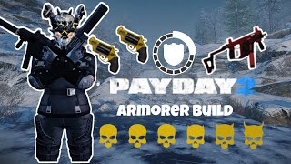 PAYDAY 2  Tank Armorer Build  Death Sentence One Down  Console [upl. by Naihr]