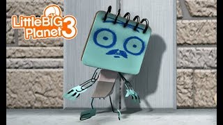 LittleBIGPlanet 3  The Paper Boy After Story of Clive Handforth Short Film  PS4 [upl. by Cher626]