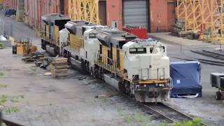 Norfolk Southern Juniata Locomotive Shops In Altoona PA 82717 [upl. by Artinad]