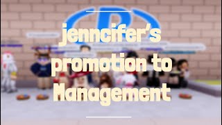 jenncifers promotion to Management  Bloxton Hotels [upl. by Ynavoj]