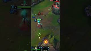 Kalista 1v3 Playkalista leagueoflegends ranked rankedmatch rankedplay outplay outplayed [upl. by Aiyekal]