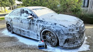 NV Snow Audi RS3 Wash  This Is Definitely One Of My Favourite Detailing Products [upl. by Blumenthal398]