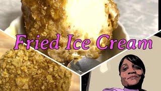 How To Make Fried Ice Cream  Deep Fried Ice Cream [upl. by Aerahs270]