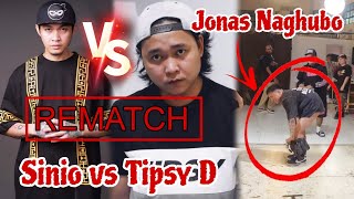 Tipsy D vs Sinio Rematch sa AHON  Jonas Naghubo sa battle sa PSP [upl. by Yur]