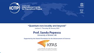 Quantum nonlocality and beyond  Lecture 2 [upl. by Koblick]