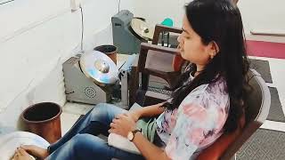 Kansya Thali Foot Massage by Machine  Kansya Thali Foot massage Benefits in Marathi [upl. by Tullusus]