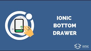 How to Create an Ionic Bottom Drawer with Gestures [upl. by Pisarik110]