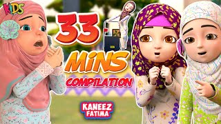 Raiqa Aur Areeba Compilation  Kaneez Fatima Cartoon  Urdu Islamic Cartoon Series  3D Animation [upl. by Bellew395]