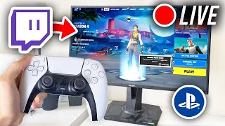 How To Stream On Twitch From PS5  Full Guide [upl. by Fagin]