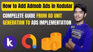 14 How to Add Admob Ads In Kodular Apps  Monetize your App  Admob Approval System  Tutorial 14 [upl. by Aicittel]