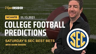 College Football Predictions and Best Bets on Nov 13 2021 Saturdays SEC Picks [upl. by Enileme]