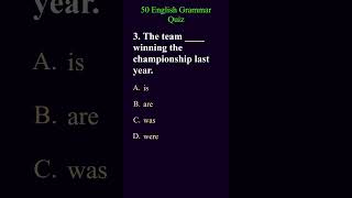 English Grammar Quiz part1 grammarquiz grammartest english [upl. by Robi684]