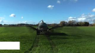 Swivelling slurry spreaders by Moscha single DUO and TRIO spreader [upl. by Aerdnak]