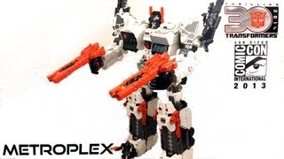 Transformers 2013 SDCC Metroplex [upl. by Bellina925]