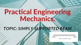 Practical To determine Reaction of support at Simply supported beam [upl. by Ikcim]