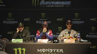 Monster Energy Supercross Press Conference Round 1  Anaheim 2024 [upl. by Sac]