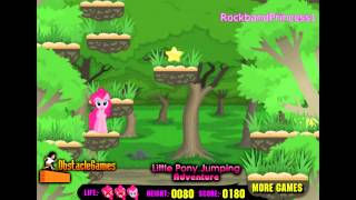 My Little Pony Jumping Adventure Game  Full Online Game To Play in English [upl. by Ahsatan960]