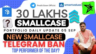 New Smallcase purchased  Telegram banned me  Defence stocks down Smallcase Portfolio Daily Update [upl. by Orland348]