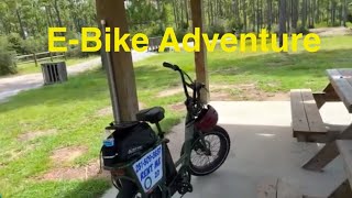 Ebike tour of Gulf State Park Hugh S Brannon Trail Biking Hiking Adventures in Alabama ebike [upl. by Eenafit]