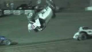 SST Series Waco Sprint Car Flip [upl. by Hagai]