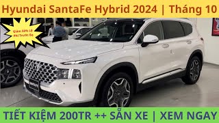 HÀNG SIÊU HIẾM SANTAFE HYBRID 2024 Tiết kiệm hơn 200TR  Giá Xe Hyundai SantaFe  Văn Lâm Hyundai [upl. by Noemad]