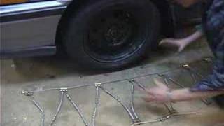 How to Install Tire Chains  How to Lay Out Tire Chains [upl. by Husein]