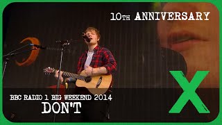 Ed Sheeran  Dont Live at BBC Radio 1 Big Weekend 2014 [upl. by Sylvan182]