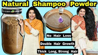 Natural Shampoo Powder For Double Hair Growth No Hair Loss Thick LongStrong Hair [upl. by Cleodell]