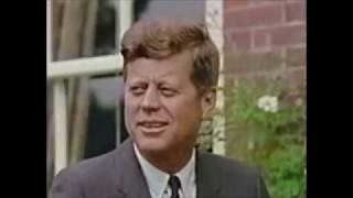 June 2930 1963  President John F Kennedy visits Harold Macmillan Birch Grove House Sussex [upl. by Ahsiad]