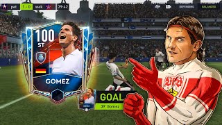 SUPERHERO GOMEZ 100 RATED REVIEW EL TORERO MARIO GOMEZ FIFA Mobile 22 [upl. by Aisak]