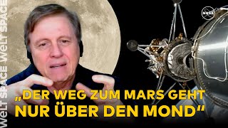 ERFOLGREICHE MONDLANDUNG Amerikaner wollen jetzt bis quot2026 bemannt auf dem Mond landenquot [upl. by Ahsel]