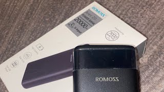 Unboxing of Romoss Ares 20 20000mah Powerbank [upl. by Lanny]