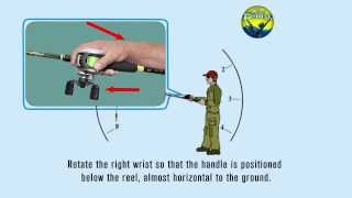 How to cast a Baitcasting reel  Overhead Cast [upl. by Moss]